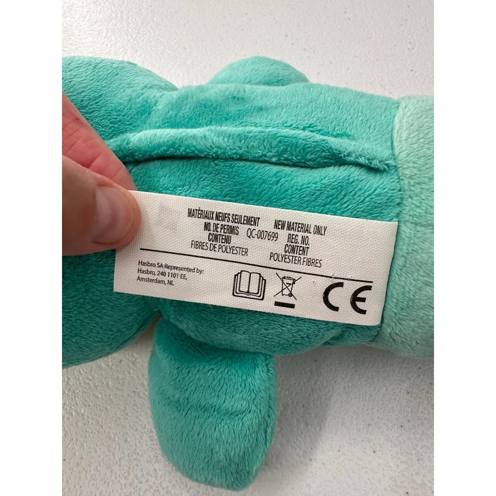 Playskool Gloworm Plush Stuffed Animal Teal Green Sleep Toy 11 Inch Kids Nursery